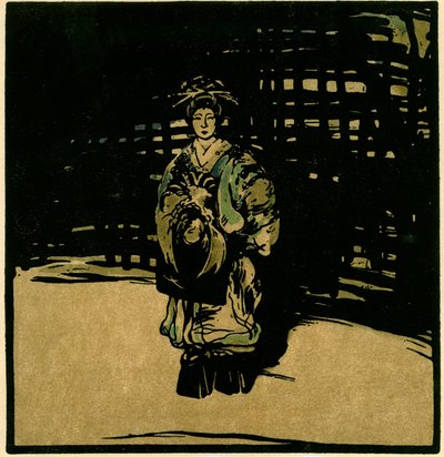 Sada Yacco, ca 1902 (chromolitho) av William Nicholson