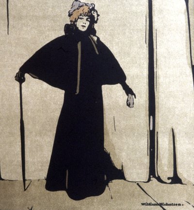 Sarah Bernhardt (1844-1923) av William Nicholson