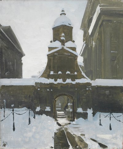 Hedersporten under snö av William Nicholson