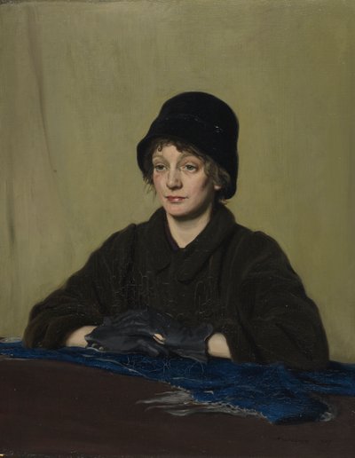 Flickan med en trasig handske av William Nicholson
