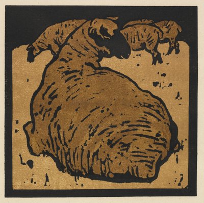 Den fyrkantiga boken med djur: Det enkla fåret av William Nicholson