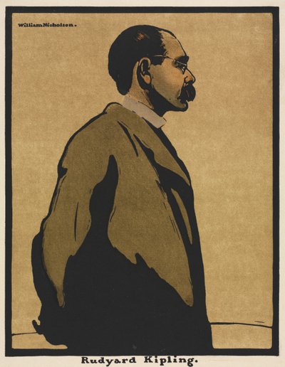 Tolv porträtt: Rudyard Kipling av William Nicholson