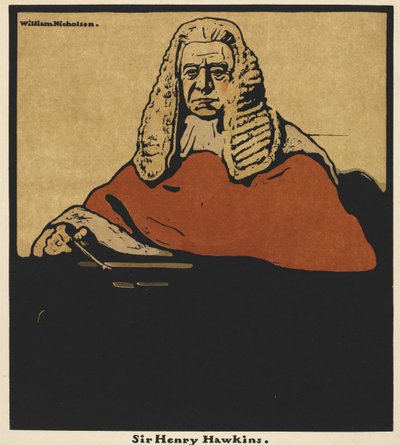 Tolv porträtt: Sir Henry Hawkins av William Nicholson