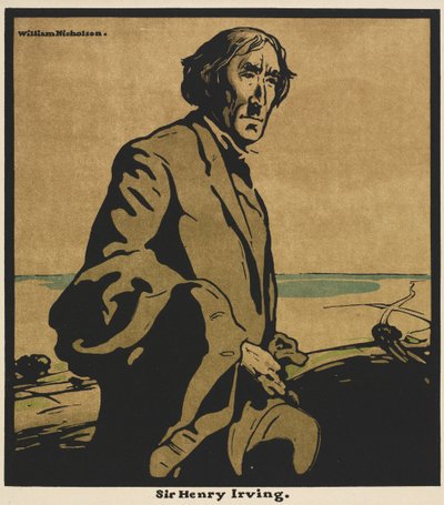 Tolv porträtt: Sir Henry Irving av William Nicholson
