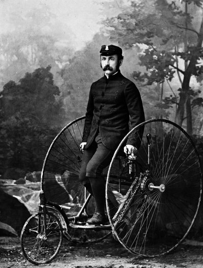 Canadian Factor on a tricyl av Nottman cirka 1890. av William Notman