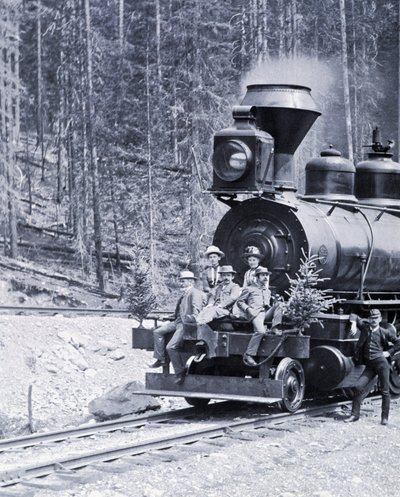 Canadian Railway Pioneers, cirka 1890 - foto av Nottman av William Notman
