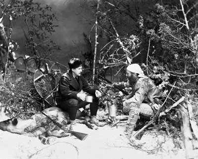 Life of the Trapper i Kanada, foto av Nottman, cirka 1890. av William Notman