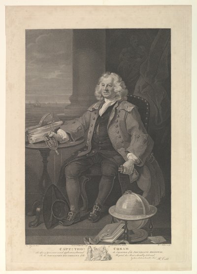 Kapten Thomas Coram, 1 december 1796. av William Nutter