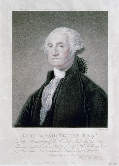Porträtt av George Washington, 1798 av William Nutter