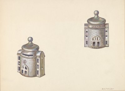 Byzantine Dome Coin Bank, ca. 1938. av William O. Fletcher