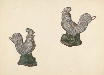 Rooster Coin Bank, ca. 1938. av William O. Fletcher