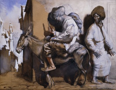 Noreddin Ali lämnar Kairo, av William Orpen