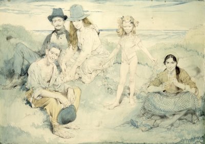 På den irländska kusten av William Orpen