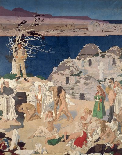 Der Heilige Brunnen av William Orpen