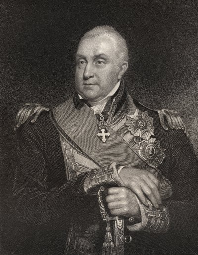 Amiral Edward Pellew, graverad av William Holly (1807-71) från 