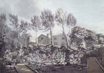 The Garden at Strawberry Hill, ca 1780 (akvarell på papper) av William Pars