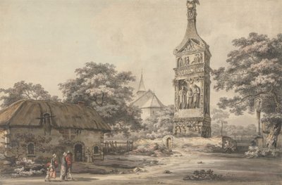 Secundini-monumentet i Ighel i hertigdömet Luxemburg av William Pars