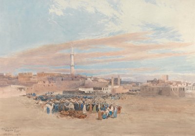 Marknaden, Tanta, Egypten av William Paton Burton