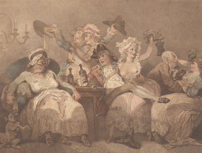En skiss från naturen, 24 januari 1784. av William Paulet Carey