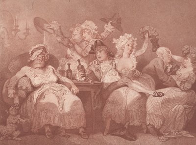 En skiss från naturen, 24 januari 1784. av William Paulet Carey