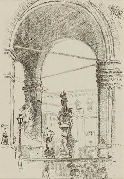Loggia dei Lanzi av William Penhallow Henderson