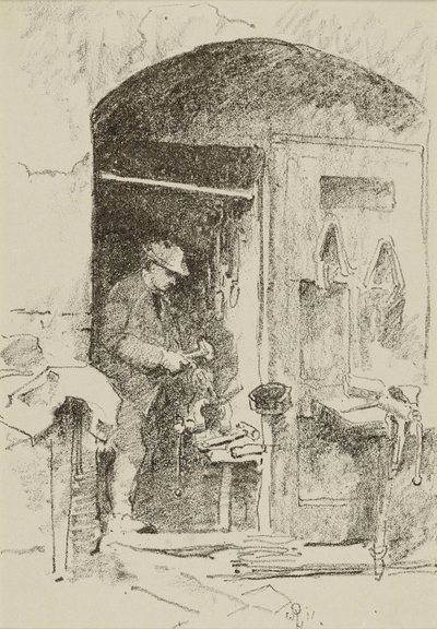 Järnarbetaren av William Penhallow Henderson
