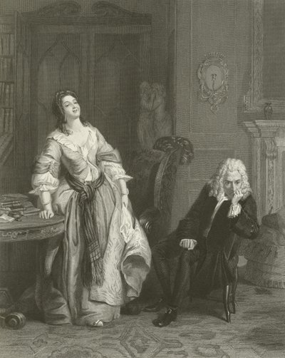 Den avvisade poeten av William Powell Frith