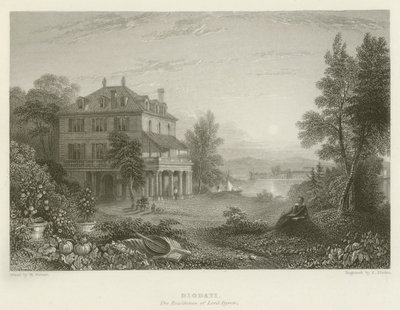 Diodati, Lord Byrons bostad av William Purser