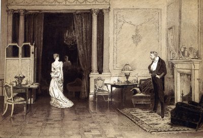The First Cloud, från "Leisure Hour" av William Quiller (after) Orchardson