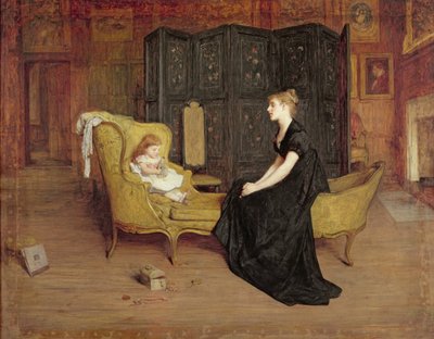 Her Idol, ca 1868-70 (olja på duk) av William Quiller Orchardson