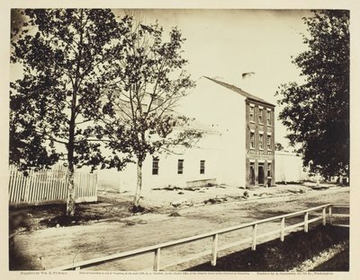 Slave Pen, Alexandria, Virginia, augusti 1862. av William R. Pywell