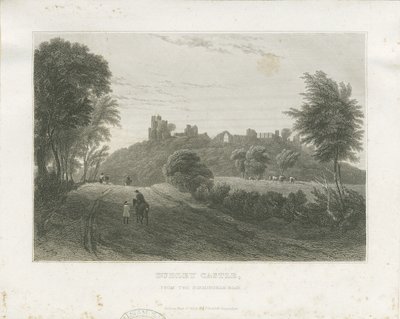 Dudley Castle: stålgravyr, nd [c1831] (tryck) av William Radclyffe