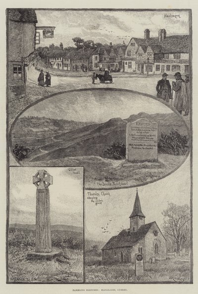 Vandringsskisser, Haslemere, Surrey av William Rainey