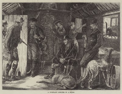 Ett höglandsskydd i en storm av William Ralston