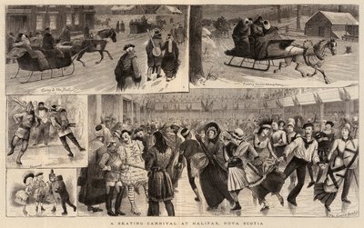 En skridskokarneval i Halifax, Nova Scotia av William Ralston