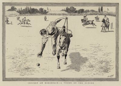 Cricket på hästryggen, en framtidsvision av William Ralston