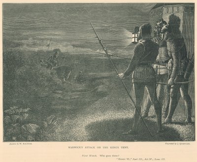 Illustration för kung Henrik VI, del iii av William Ralston
