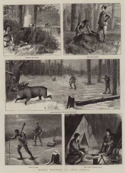 Älgjakt i Nova Scotia av William Ralston