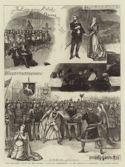 Vår lättsamma artist på operorna, Lucia de Lammermoor på Her Majesty