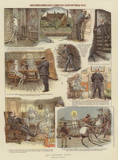 The Emigrant Ghost (chromolitho) av William Ralston