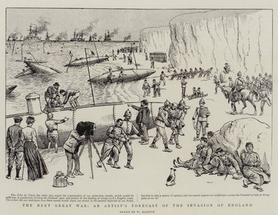 The Next Great War, en konstnärs prognos för invasionen av England av William Ralston