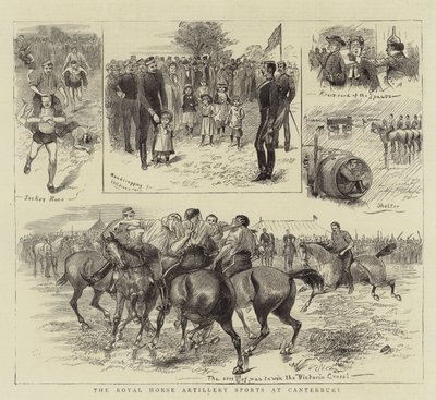 Royal Horse Artillery Sports i Canterbury av William Ralston