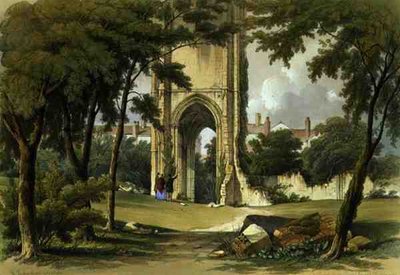 Grey Friars, Richmond, utsikt över tornet, från 