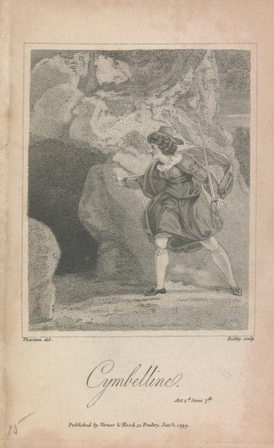 Cymbeline, Akt II, Sc. 7 av William Ridley