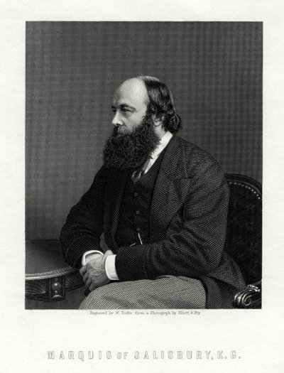 Robert Arthur Talbot Gascoyne-Cecil, 3:e markis av Salisbury, brittisk statsman, 1800-talet av William Roffe