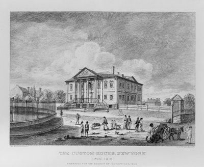The Custom House, New York av William Rollinson