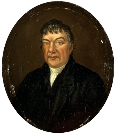 "Reverend Christmas Evans 1766-1838", 1835 av William Roos