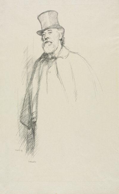 Alphonse Legros av William Rothenstein