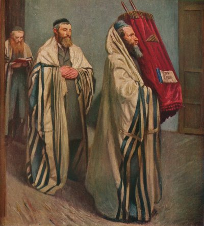 Att bära lagen, 1907 av William Rothenstein