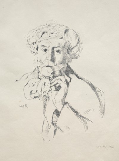 Edmond de Goncourt, 1897. av William Rothenstein